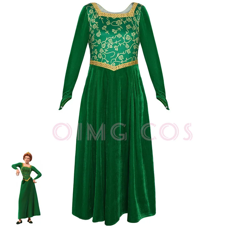 Anime Cosplay Ladies - Princesa fiona cosplay traje adulto carnaval