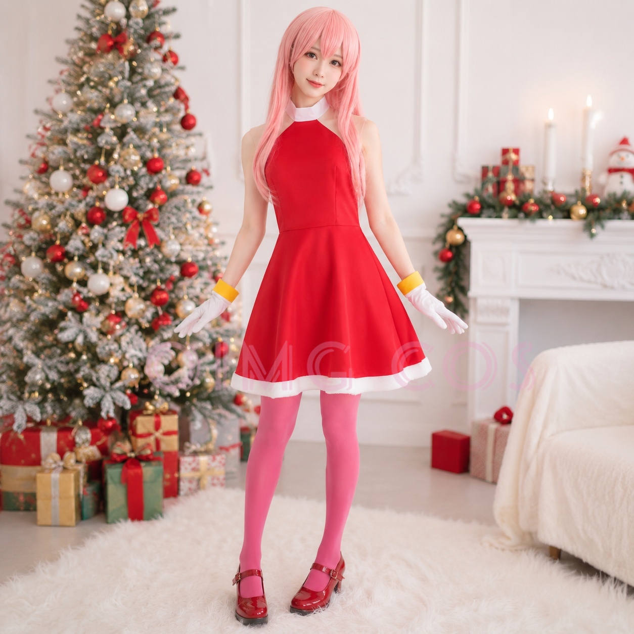 Fantasia Cosplay Amy Rose Adul - Anime Cosplay Ladies avaliação e preço