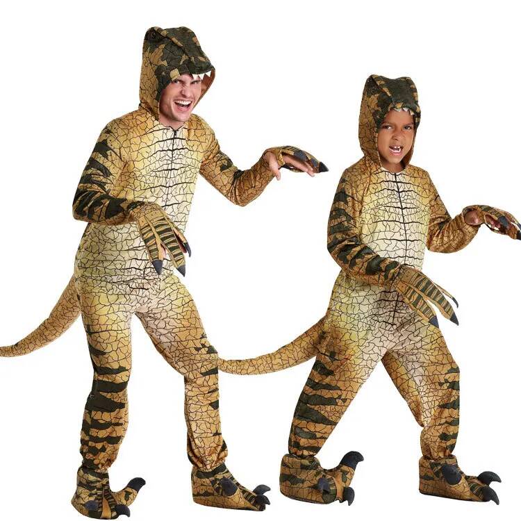 Fantasia de Dinossauro Tiranos - Anime Cosplay Jumpsuit avaliação e preço